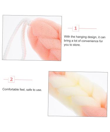 3pcs Bathing Loofah Scrubber Set - Shower Supplies for Women | Polyester Cotton Back Rub & Clean | International Shipping Available - Buy Online on GoSupps.com
