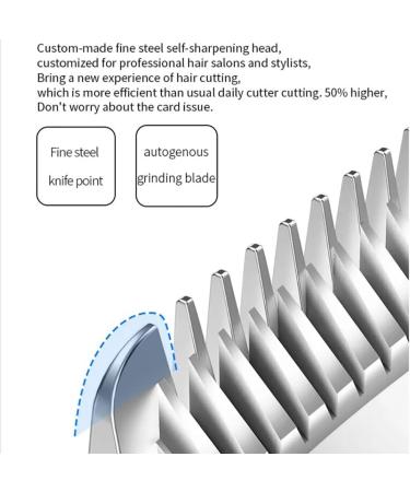 Hair Clippers for Men All Metal Rechargeable Hair Trimmer Barber Hair Clipper Beard Corded Cordless Electric Hair Cutting Machine - Buy Online on GoSupps.com