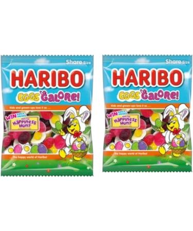 2 x Haribo Eggs Galore Multipack 160g- Egg Hunt Sharing Bag- Easter Egg Hunt 2024-Approx 20 Mini Bags - Buy Online on GoSupps.com