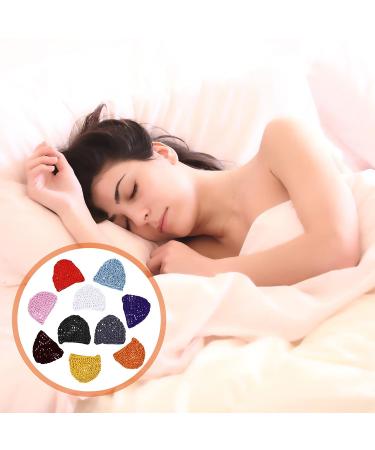 Lurrose 10pcs Crochet Hair Nets - Mesh Knit Snood Hat for Night Sleeping & Hair Care - Buy Online on GoSupps.com