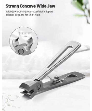 Bezox Nail Clip Set - 5PC High-Quality Stainless Steel Manicure Tools for Fingernails & Toenails - Ideal for Thick & Ingrown Nails - Buy Online on GoSupps.com