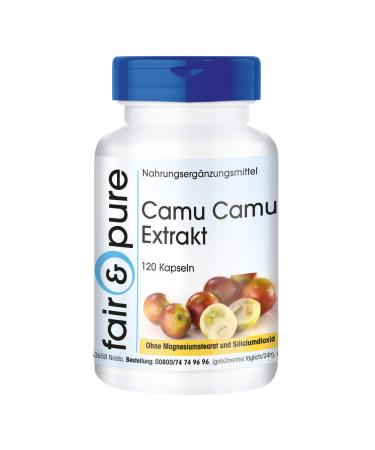 SoMatEm Fair & Pure Camu Camu extract 500mg vegan 120 capsules natural vitamin C