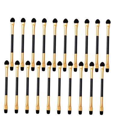 Gogogmee 20pcs Double Ended Eyeshadow Brush Eye Shadow Brush for Makeup Eyeshadow Brush for Women Make up Eyeshadow Brush Makeup Brush Precision Eye Shadow Brush Eye Makeup Tool Eye Brush