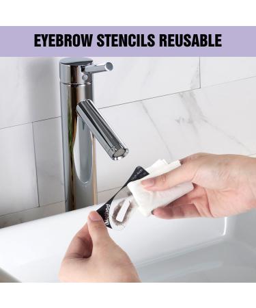 iMethod Kit de tampons et pochoirs pour sourcils - Kit de tampons et de modelage pour sourcils parfaits - 27 tampons sourcils - Durable tanche facile utiliser - Marron clair - Buy Online on GoSupps.com
