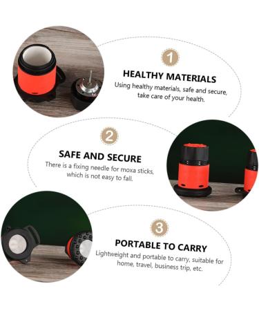 Healeved 4-Piece Chinese Cupping Set - Moxibustion Tools & Massage Device for Effective Healing | International Shipping Available - Buy Online on GoSupps.com