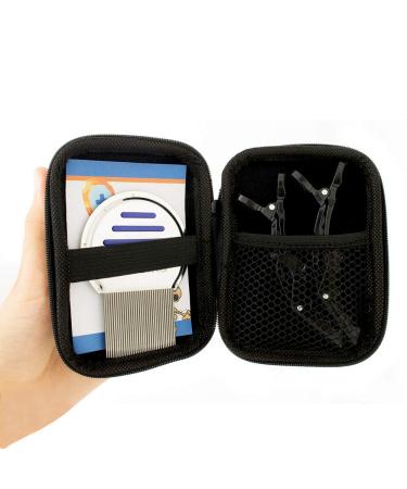 Buy Lausika Metal Lice Comb for Kids Extra Fine Includes Box & 2 Hair Clips Effective Against Lice & Nits International Shipping Available - Buy Online on GoSupps.com