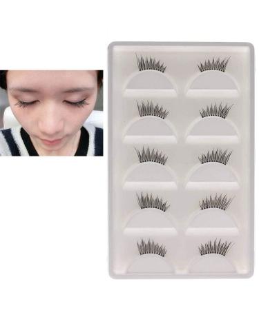 Buy 5 Pairs Handmade Fake Eyelashes - Natural Effect & Soft Reusable Half Extensions | Beauty Makeup Supplies - International Shipping Available - Buy Online on GoSupps.com