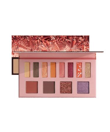 Allbestaye 12 Colors Eyeshadow Palette with Makeup Brush Naked Shimmer Matte Waterproof Gray