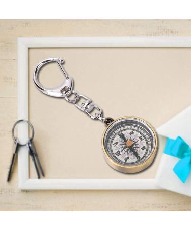 Vintage Pocket Compass Keychain - Mini Durable Compass Set (2 Pieces) for Friends & Family - Perfect Gift for Adventurers - Buy Online on GoSupps.com