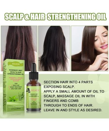 Kesh King Rosemary Mint Strengthening Oil - 59ml | Nourish Hair & Scalp Prevent Hair Fall Suitable for All Hair Types - International Shipping Available - Buy Online on GoSupps.com