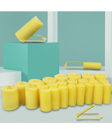 Soft Foam Hair Rollers Set - 24 Pieces for Hairdressing Styling (Large, Medium, Small) - Buy Online on GoSupps.com