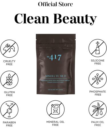 -417 Body Wrap Pure Dead Sea Black Mud Cosmetics Catharsis Mask - Beauty Body Care Wraps For Cellulite Stretch Marks Detoxify Your Skin 500 ml - Buy Online on GoSupps.com