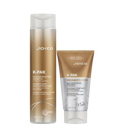 Joico K-PAK Daily Reconstructing Set | For Damaged Hair | Restore Shine | Smooth & Detangle | Eliminate Static | With Keratin & Guajava Fruit Extract Shampoo treatment