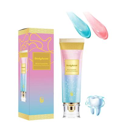 Niacinamide Whitening Toothpaste BodyAccel Fresh Breath Toothpaste Niacinamide Intensive Whitening Toothpaste Complete Care Toothpaste Stain Removal Toothpaste Natural Repair and Protect Teeth (1)