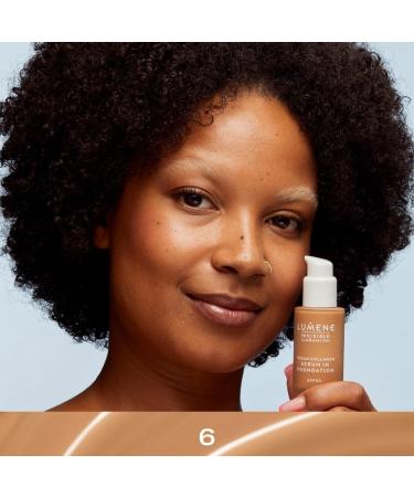 LUMENE Invisible Illumination Tinted Serum SPF30 with Vegan Collagen and Hyaluronic Acid Serum Shade 6 30 ml - Buy Online on GoSupps.com