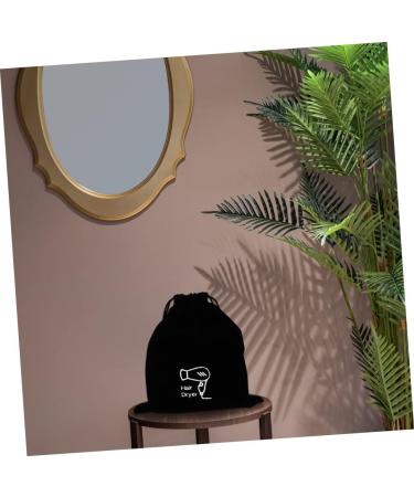 TOVINANNA 2pcs Hair Dryer Storage Bag Hairdryer Organizer Hair Dryer Bag Drawstring Hair Dryer Bonnet Fabric 33.00X30.00X0.50CM As Shown 1 - Buy Online on GoSupps.com