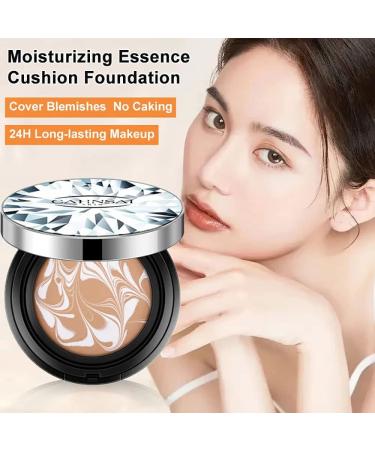 Moisturizing Essence Cushion Foundation - Hydrating BB & CC Cream with Sunscreen (01 Natural) - Buy Online on GoSupps.com