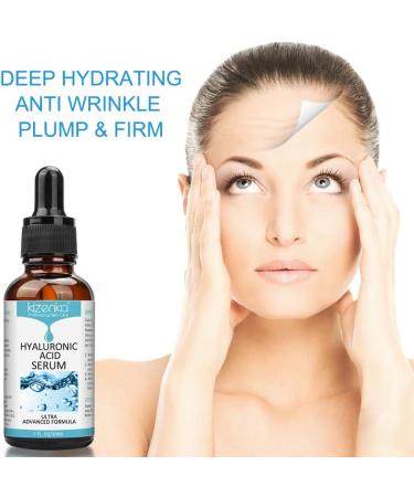 Hyaluronic Acid Serum for Dry Skin Natural Anti Ageing & Anti Wrinkle Serum for Skin Face Face Serum Best Choice for Skin Care and Neck - 30ml - Buy Online on GoSupps.com