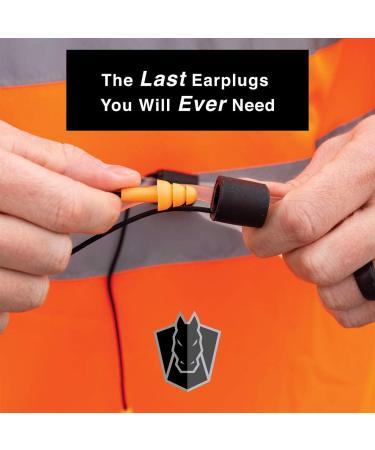 Earplugs with Safety Glasses Attachment | 27/29 NRR Hearing Protection | Plug Storage Case | Safety Wear for Eyewear and Sunglasses - Buy Online on GoSupps.com