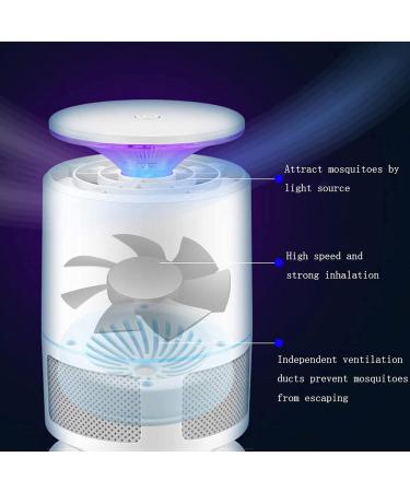 Household Mosquito Zapper Electronic Bug Zapper Trap Mosquito Tornado Trap Non-Toxic Bedroom for Babies and Pregnant Women USB Power Black - Buy Online on GoSupps.com
