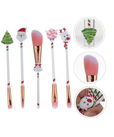 Beaupretty 15 Pcs Christmas Makeup Brush Set - Holiday Cosmetic Tools | Face Powder Brushes in Assorted Colors - Buy Online on GoSupps.com