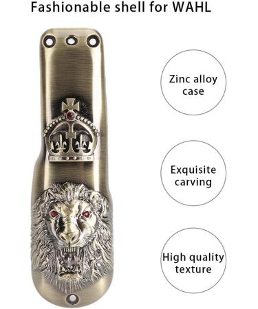 Hair Clipper Replacement Cover Cordless Haircutting and Trimming Kit Durable Exquisite Animal Head Design Hair Clipper Cover Suitable for Clippers (lion head copper color) - Buy Online on GoSupps.com