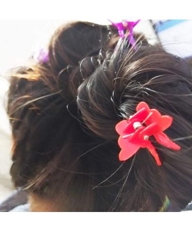Xloey Butterfly Hair Clips 100 Pack - Assorted Colors Mini Hair Accessories for Girls & Women - Buy Online on GoSupps.com