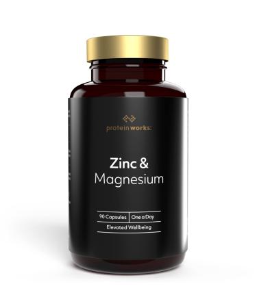 Protein Works - Zinc & Magnesium Supplement Tablets |Added Vitamin B6 | Combats Tiredness & Fatigue | Sports Recovery & Aids Sleep | 90 Tablets
