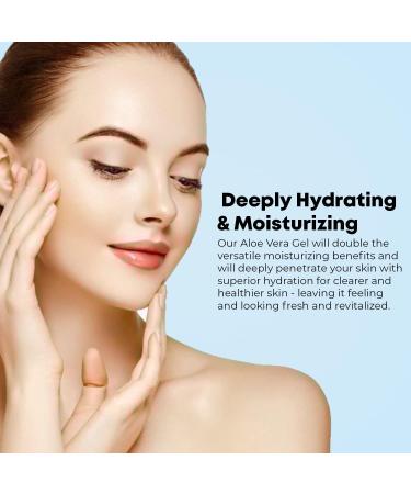 Ammuri 100% Organic Aloe Vera Gel 300g Jar - for Face, Hair & Body Care, Acne Scar Treatment - Buy Online on GoSupps.com