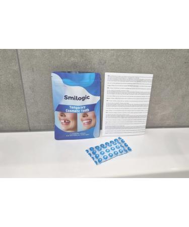 Smilogic Temporary Tooth DIY Tooth Replacement Kit Replace a Missing Tooth Yourself Realistic Fake Tooth 20 Applications Included - Buy Online on GoSupps.com