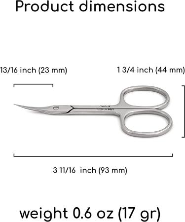 Maluk Medium Professional Cuticle Scissors - Precision Trimming Tool - Buy Online on GoSupps.com