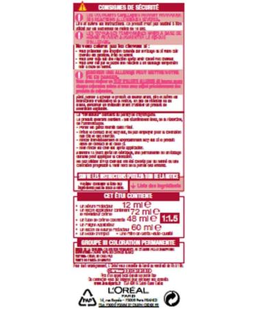 L'Or al Paris Excellence Cream Permanent Hair Colour - Shade: Copper Mahogany (6.54) - Buy Online on GoSupps.com