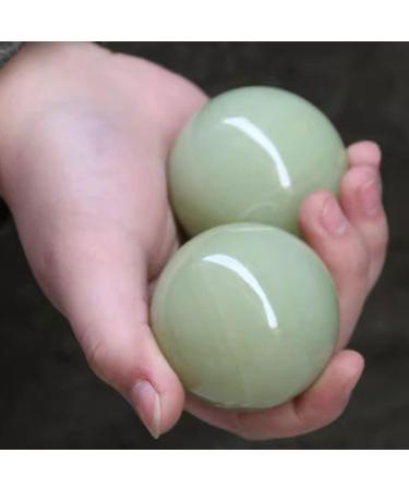 Unbit Baoding Balls - Green Stress Balls for Adults | Marble Chinese Health & Massage Exercise | Stress Relief & Hand Exercise - Buy Online on GoSupps.com