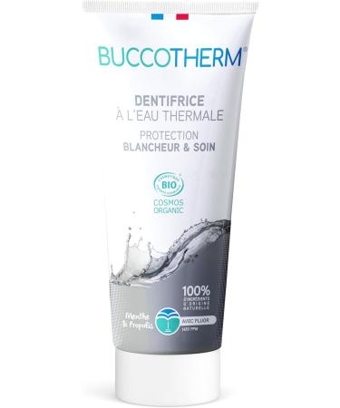  Buccotherm BUCCOTHERM | Toothpaste Whiteness & Care | Certified Organic | Soothes Gums | Protects | Strengthens Enamel | Prevention of Caries | 100% Natural Ingredients | Pack of 3 x 75 ml - Buy Online on GoSupps.com
