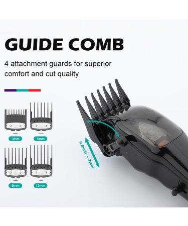 VGR 653 Professional Hair Clippers for Men - 9000RPM Cordless Barber Trimmers USB Rechargeable Hair Cutting Kit - Perfect for Home & Barbershop Use - Buy Online on GoSupps.com