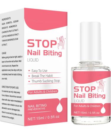 Yianyal Anti Bite Liquid | 0.5fl ozNail Biting Polish Alternative | Stop Nail Biting Polish Care For Kids & Adults Thumb Sucking Stop Safe & Effective Bitter Taste Stop Nail Biting And Thumb - Buy Online on GoSupps.com