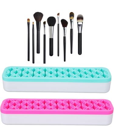 Desktop Paint Pen Holder 2 Makeup Brush Holder Prevent Tipping Over for Eyeliner for Home Use - Buy Online on GoSupps.com
