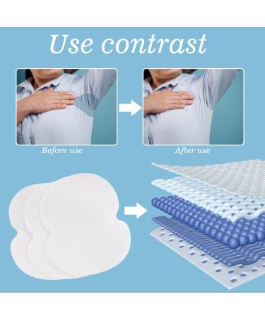 100 Pcs Underarm Sweat Pads for Women and Men - Disposable Underarm Shields for Clothing - Non Sweat Armpit Protection - 100 Count - Buy Online on GoSupps.com