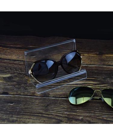 Glasses of multi -layered transparent glasses stand counter Small ornaments Multifunctional exhibition stand Sunglass frame sunglasses (size: three layers) Ett warehouse