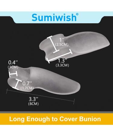 Sumiwish Hallux Toe Separator - 8x Gel Toe Separator & Silicone Stretcher for Bunion Relief - Unisex Solution for Comfort - Buy Online on GoSupps.com