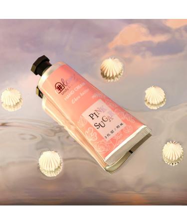 BODY & EARTH LOVE Hand Lotion 3.0 oz - Shea Butter & Vitamin E Moisturizing Cream for Dry Hands | Travel Size Birthday & Mother's Day Gift | Pink Sugar Scent - Buy Online on GoSupps.com