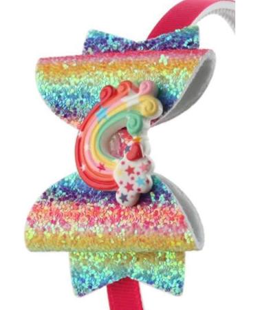 Minkissy 3-Piece Glitter Hair Ties for Kids - Sequins Rainbow Bows & Loop Knots - Perfect for Girls - Frontal Ligaments & Teeth Design - Buy Online on GoSupps.com