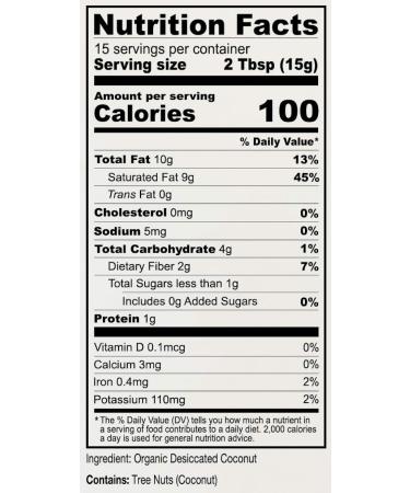 Anthony's Organic Shredded Coconut 8 oz - Unsweetened, Gluten Free, Non GMO, Vegan, Keto Friendly - Buy Online on GoSupps.com