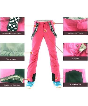GS SNOWING Women's Ski Jacket & Pants Set - Waterproof Insulated Snowsuit for Winter Sports - Small Blue - Buy Online on GoSupps.com