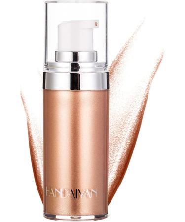 Body Shimmer Smooth Liquid Highlighter Makeup Moisturizing Body Glow Highlighter | 0.7 oz Body Luminizer Collocation Highlighter Powder for Lasting Makeup Sritob 2# - Buy Online on GoSupps.com
