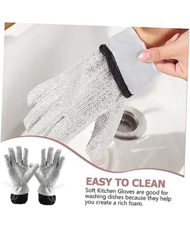 rumoe 1 Pair Household Dusting Gloves Dish Washing Gloves Cleaning Gloves Medium Plate Dish Towel Cutters Easy to Use 23.5 X 17cm - Buy Online on GoSupps.com