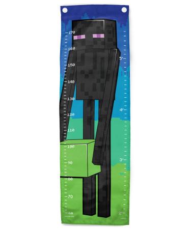Jay Franco Minecraft Ender Talls 170 cm Height Poly-Canvas Kids Growth Chart Multicolor - Minecraft