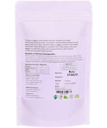 Essence of Life Herbal Jaggery with Ashwagandha 100gm - Buy Online on GoSupps.com