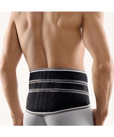 Bort StabiloBasic Back Support with Pad 3 Black - Comfortable Posture Aid for All-Day Relief | Shop Internationally - Buy Online on GoSupps.com