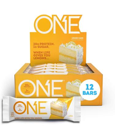 One Brands One Bar Lemon Cake 12 Bars 2.12 oz (60 g) Each